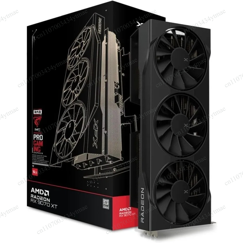 Triple Fan Gaming Graphics Card 16Gb - RX 9070 XT 트리플 팬 게이밍